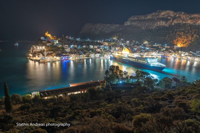 Kastellorizo by night - Photo credit : Stathis Andreas